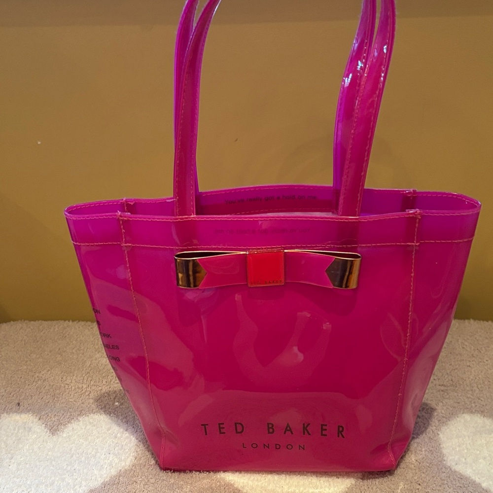 Ted Baker Fuchsia Tote with Bow Accent